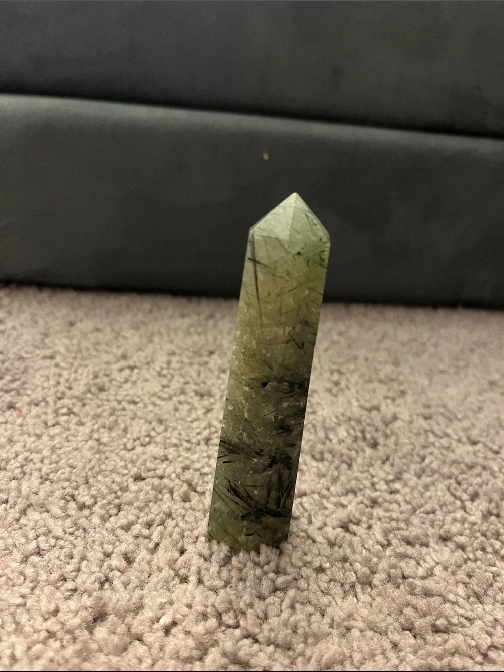 Green and White Crystal Tower Set